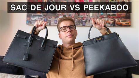 YSL SAC DE JOUR VS FENDI PEEKABOO 